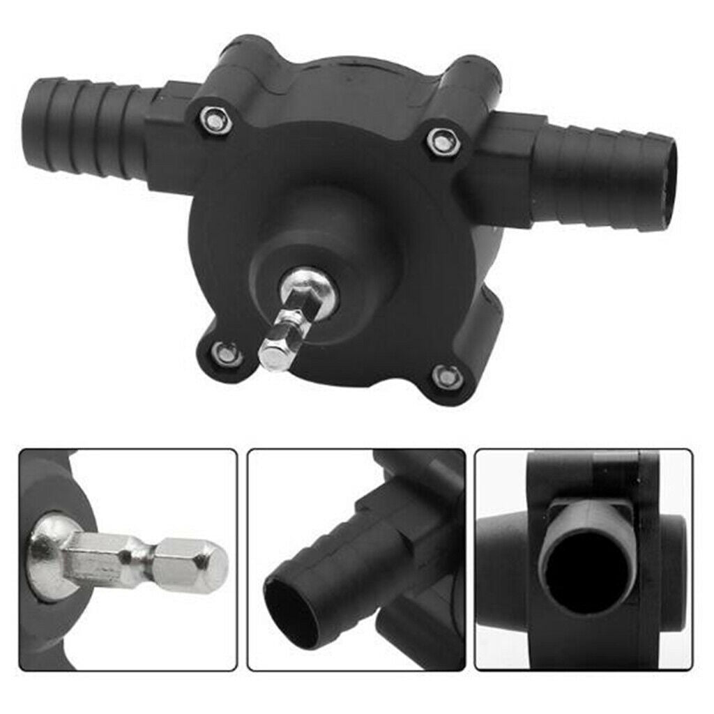 Hand Electric Drill Self Priming Pump Set W/ Brackets For Aquariums Pool