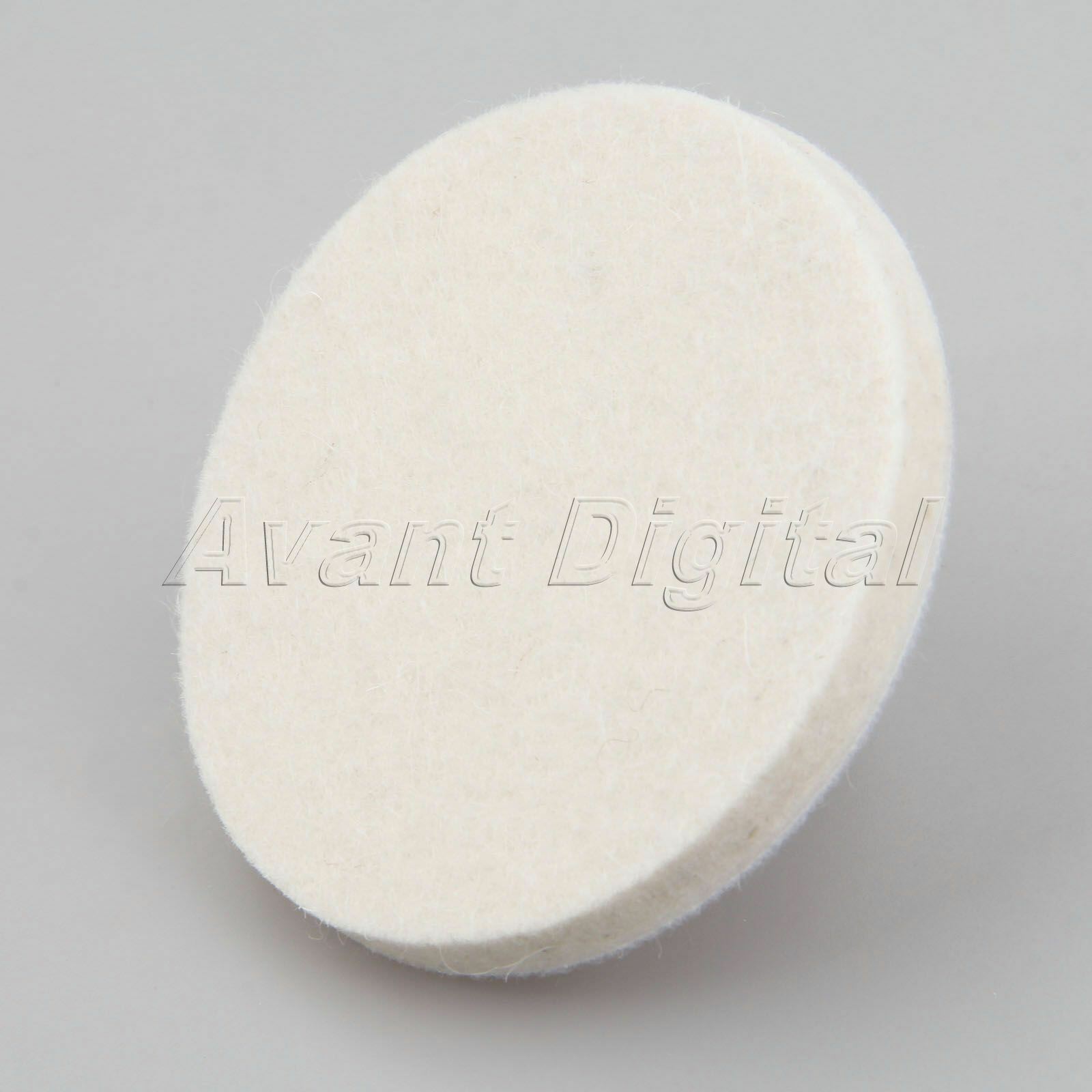 2Pcs 75mm White Car Polishing Buffing Wheel Wool Felt Polisher Disc Pad Round