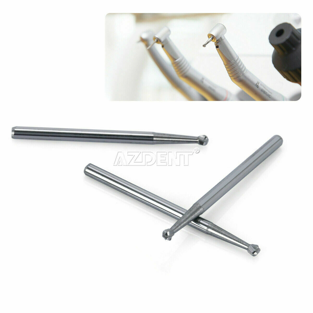 5 boxes Dental Surgical Tungsten Carbide Bur Round type 25mm FGXL 4
