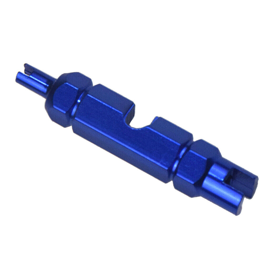 1x MTB Road Bicycle Valve Core Removal Tool Wrench Bike Accessories  Blue