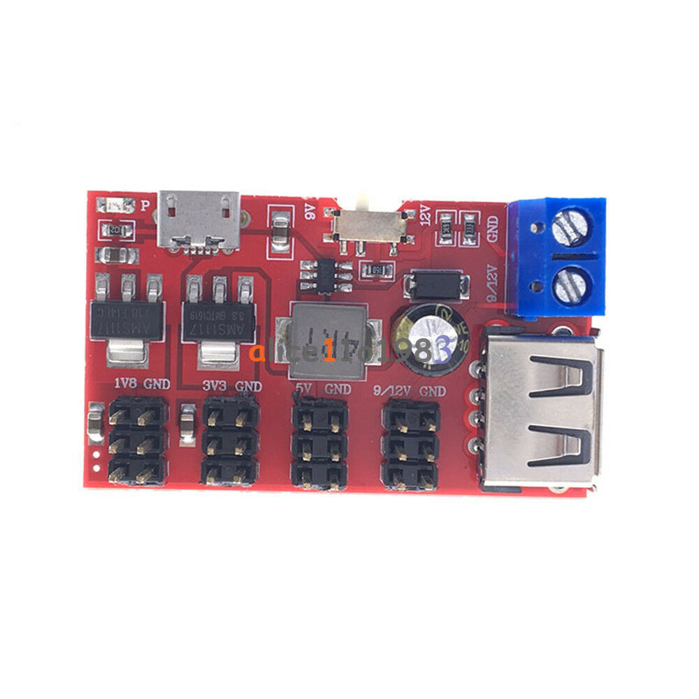USB Power Breakout DC to DC Power Module Micro USB 5V to 1.8V/3.3V/5V/9V/12V
