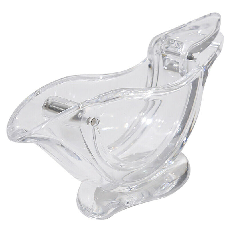 Acrylic Lemon Clip Transparent Fruit Juicer Home Kitchen Bar Gadget Boat ShaFCA