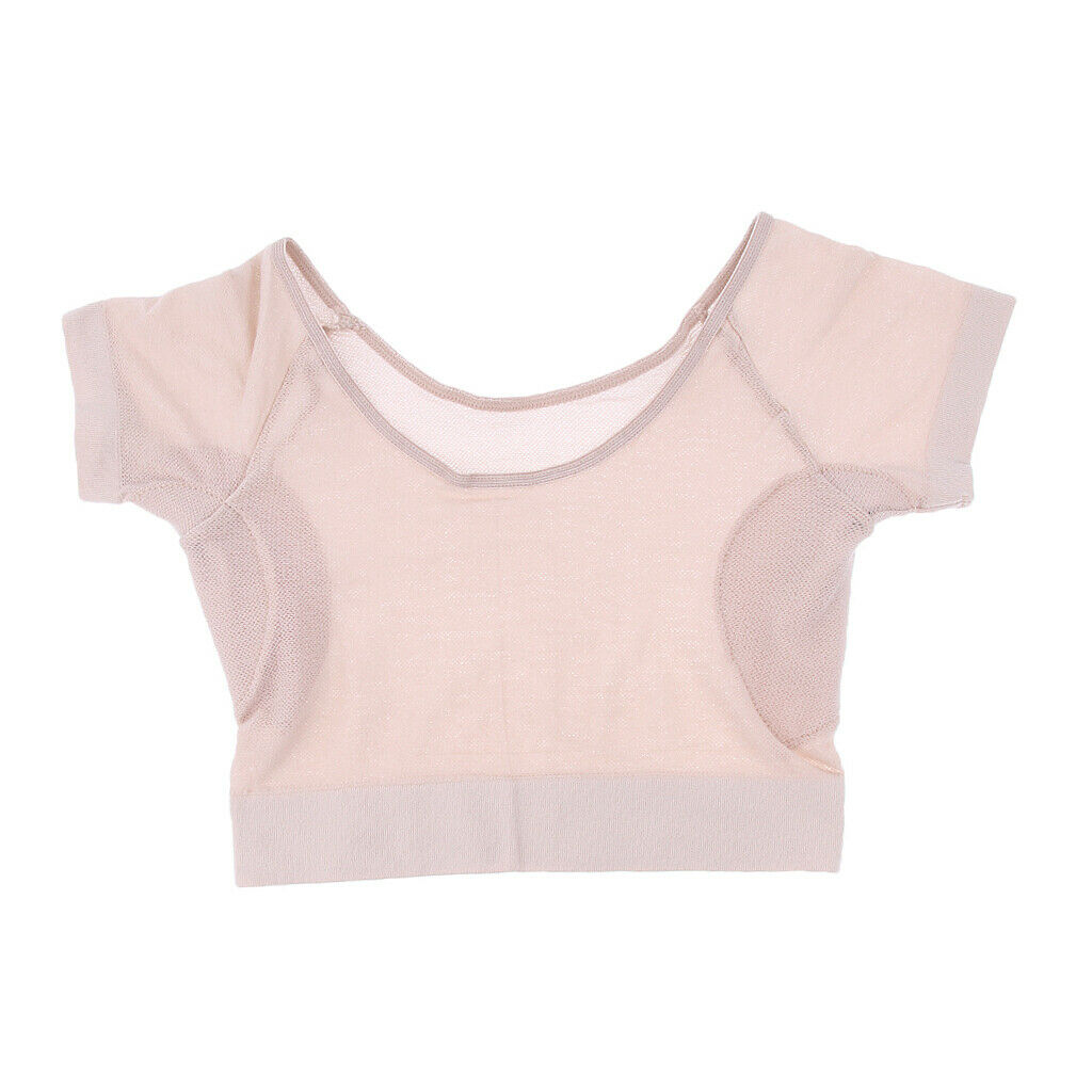 Short Sleeve with Underarm Sweat Guard Pads Armpit Sheet Liner Dress Clothing