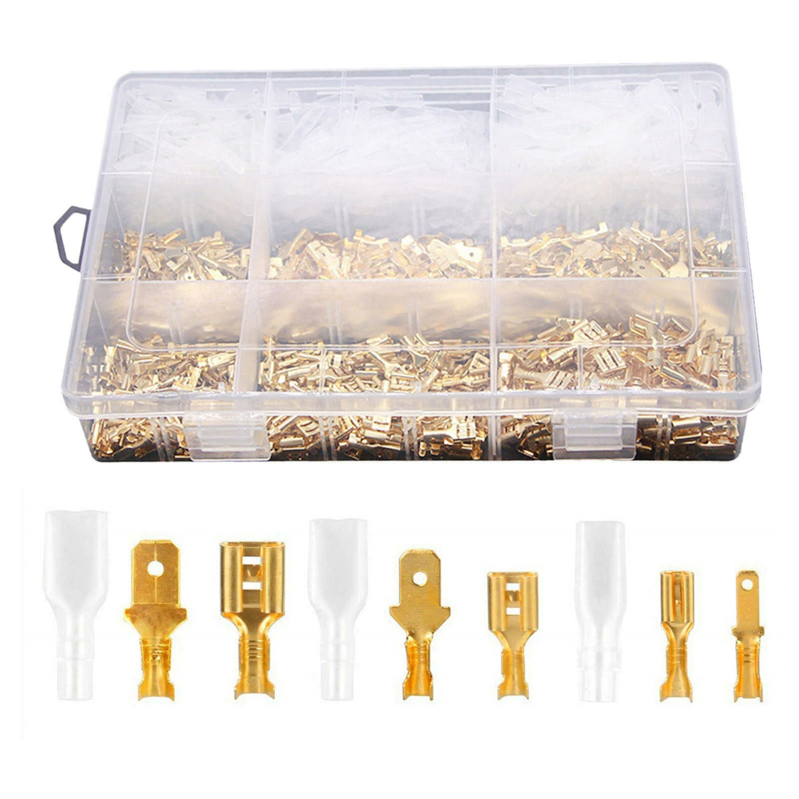 900x 2.8/4.8/6.3mm Insulated Wire Crimp Sheath for Connector General Quick