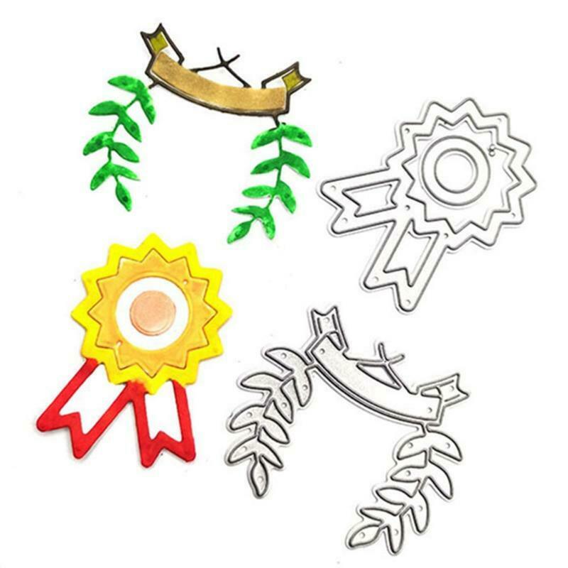 Medal Cutting Die Stencil Creative Honor Award Cutting Die Template for Crafts