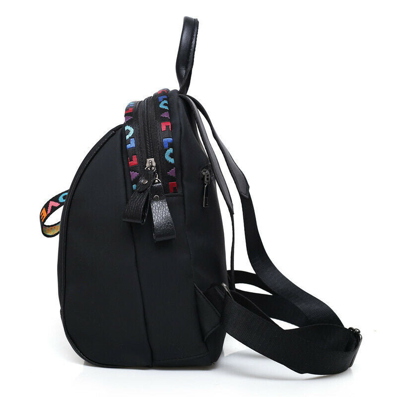 Women Backpack Purse School Waterproof Anti-Theft Oxford Cloth Travel Mini Bag