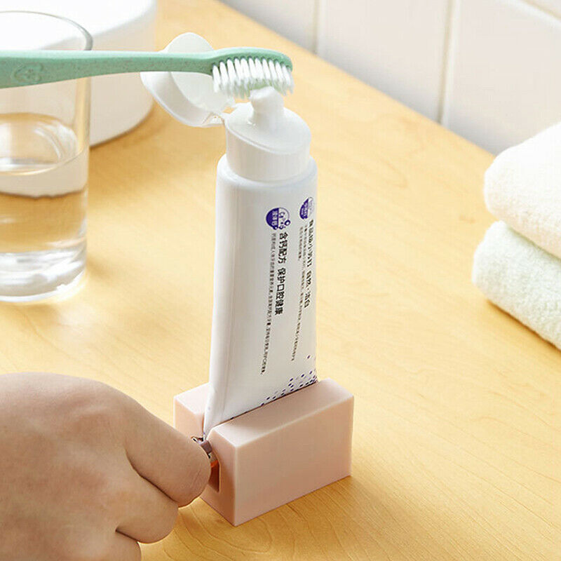 1PC Rolling Tube Manual Toothpaste Squeezer Dispenser Bathroom Set Access.l8