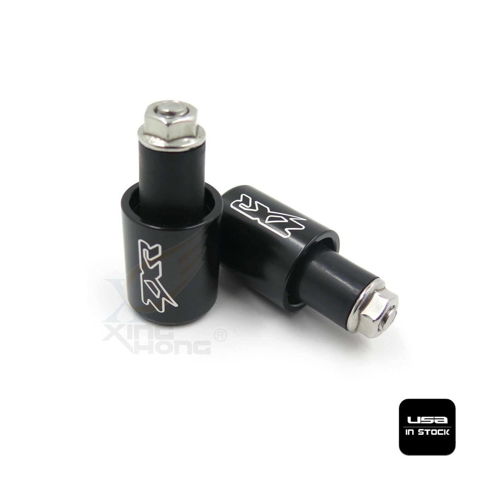 Black Bar Ends Rubber For 95-12 Kawasaki Ninja ZX6R/06-07 ZX10R/00-05 ZX12R