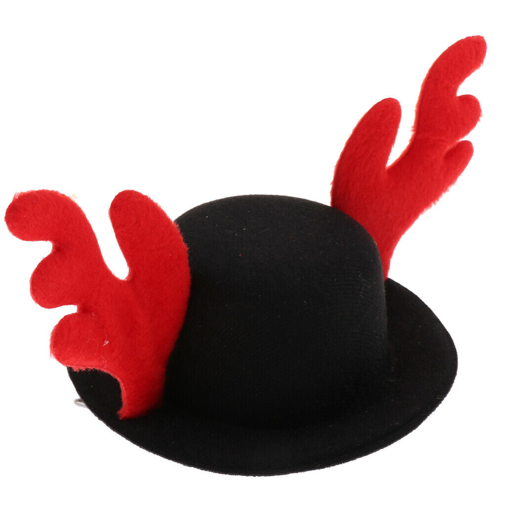 Pet Dog Puppy Cat Reindeer Antlers Hat Christmas Hat for Pets Winter Party
