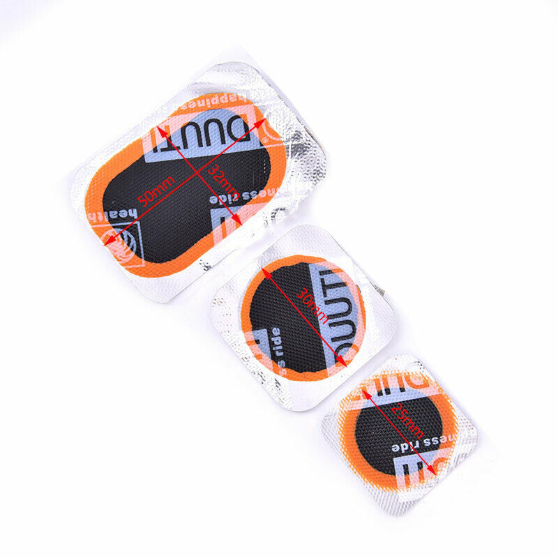 30pcs Mixed Size Tire Patches Quick Drying Without Glue Inner Tire Repair.l8