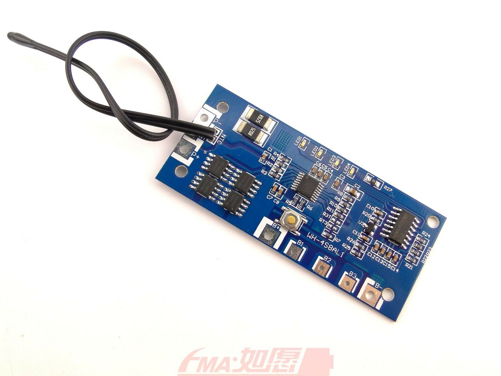 Protection Circuit Module 4S 8A PCM for 14.4V 14.8V Li-ion Li-Po Battery 4S8AL