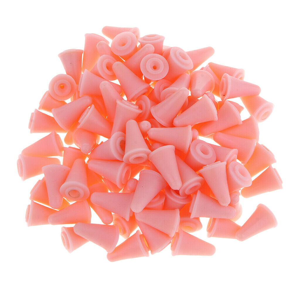 50Psc Rubber Knit Knitting Needles Point Protectors Stoppers Craft 13x190mm