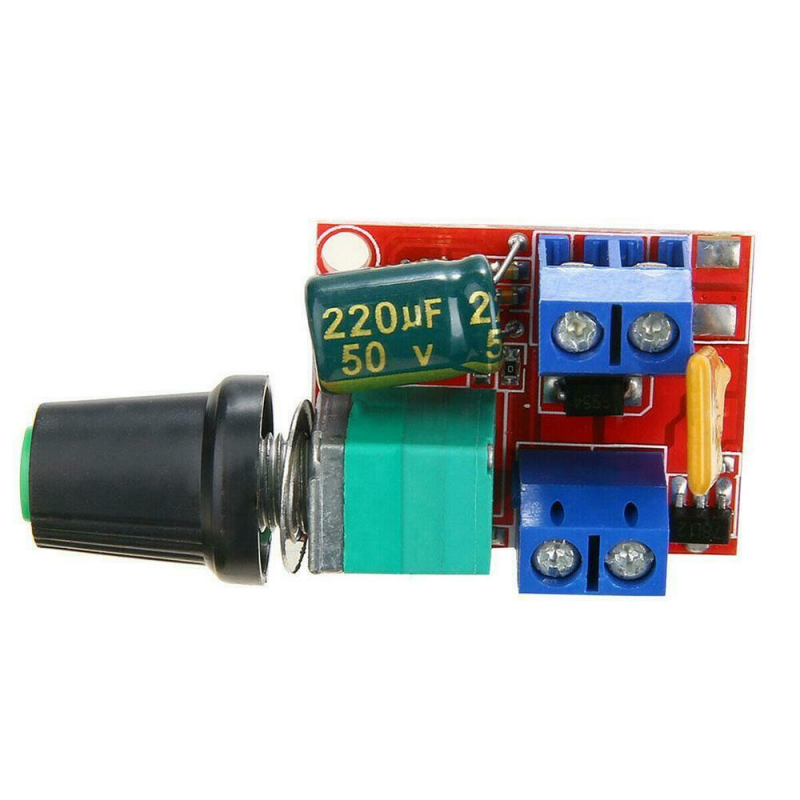 3~35V 12V 24V Led Fan Dimmer 5A Pwm Dc Motor Speed Controller Adjustable Switch