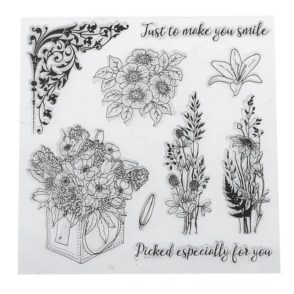 make you smile transparent clear silicone stamp for diy scrapbooking phot.l8
