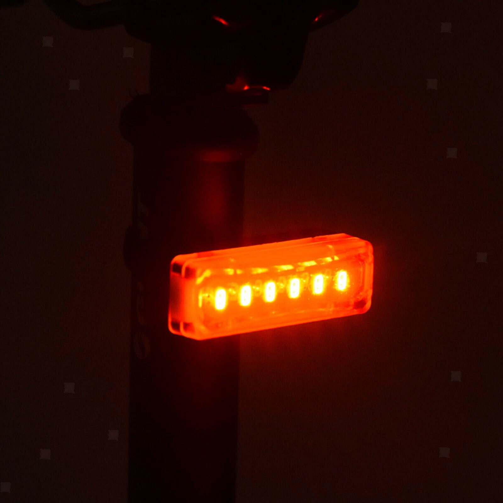Night Rear Light Cycling USB Rechargeable Bike Night Safety Back Lamps Road