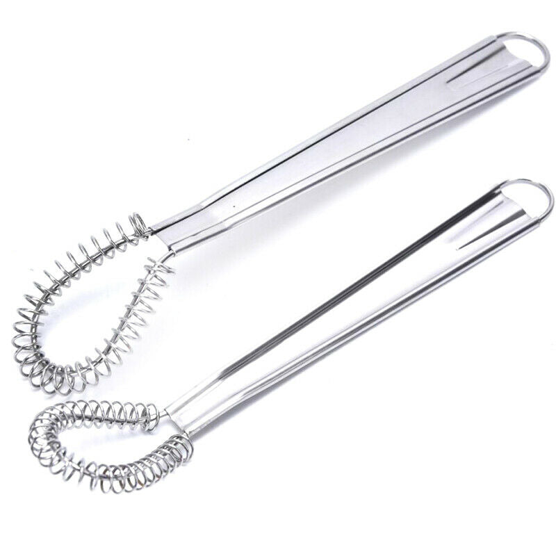 20cm Stainless Steel Magic Hand Held Spring Whisk Mini Kitchen Eggs Sauce.l8