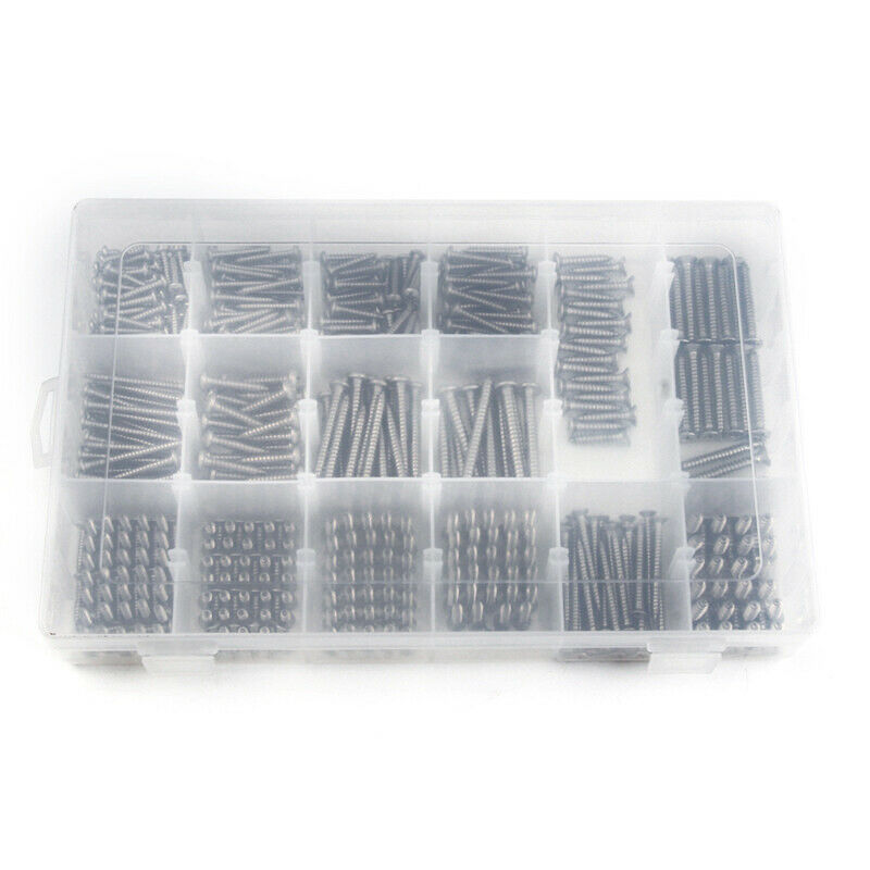 570 Tapping Screws Pan Head Stainless Steel Flat Head Round Countersunk Cross