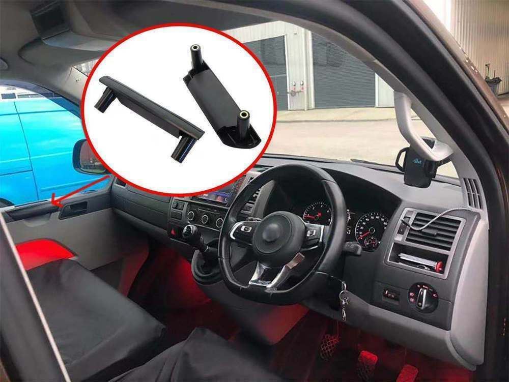 Pair Car Interior Door Handle Cover Left+Right For VW Transporter T5 2003-2009