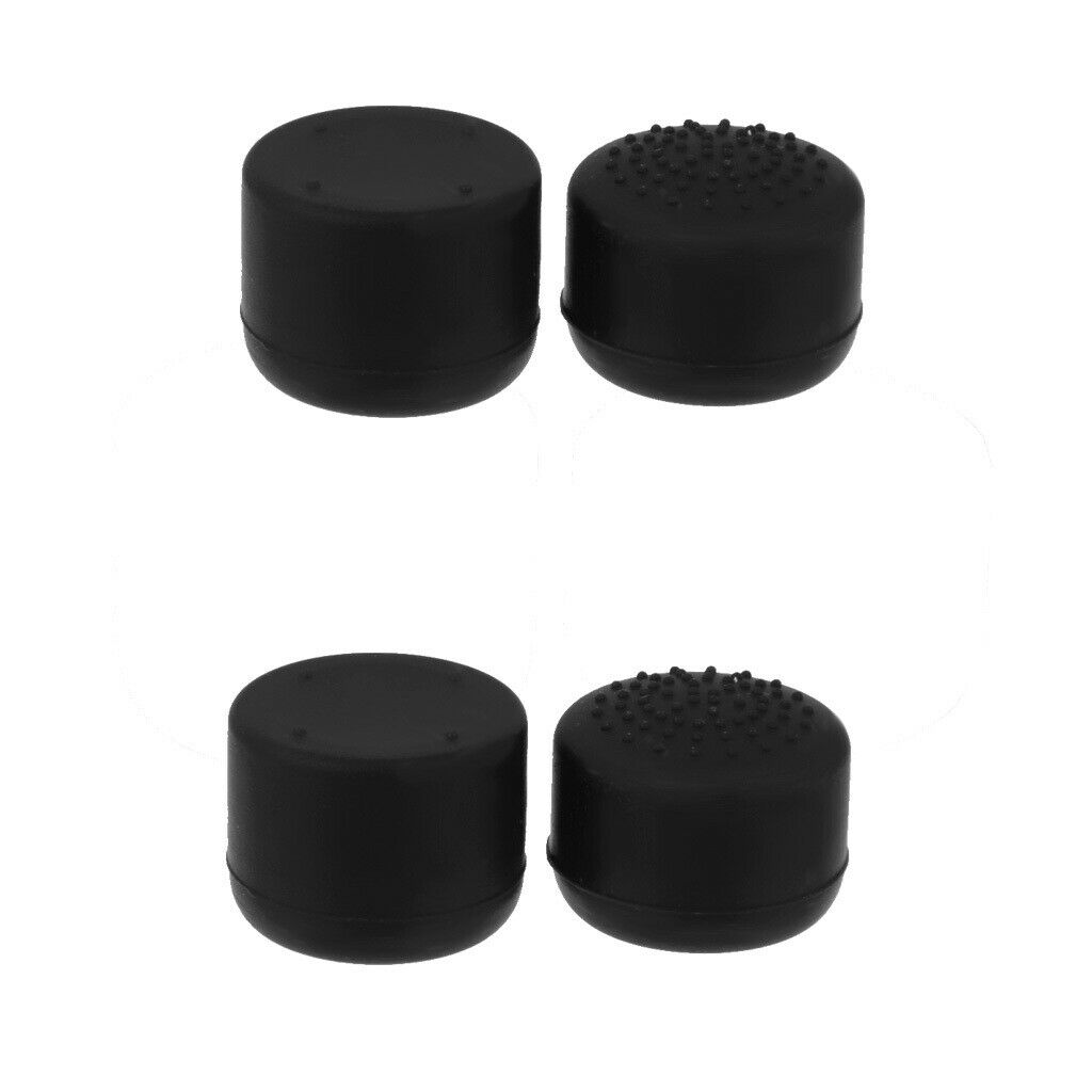4 Pack Joystick Thumb Grip Extender for    4 Controller Black