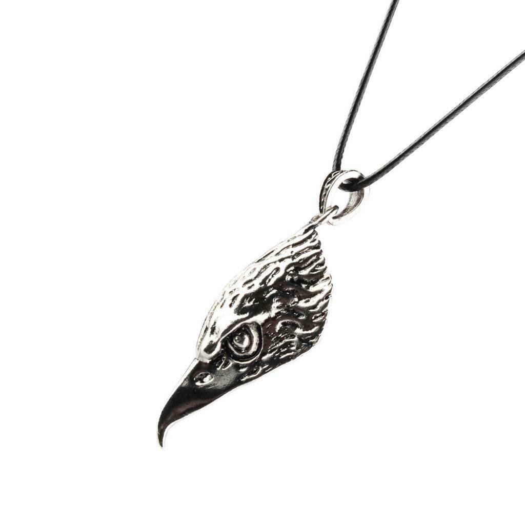 Talisman Viking Odin's Key of Solomon Seal Eagle's Head Pendant Necklace