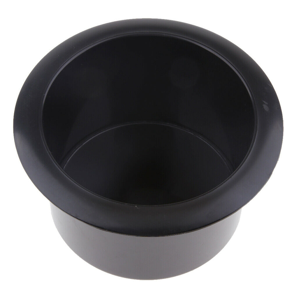 84mm Newly Black Boat Plastic Cup Drink Can Holder Boat Marine RV Universal