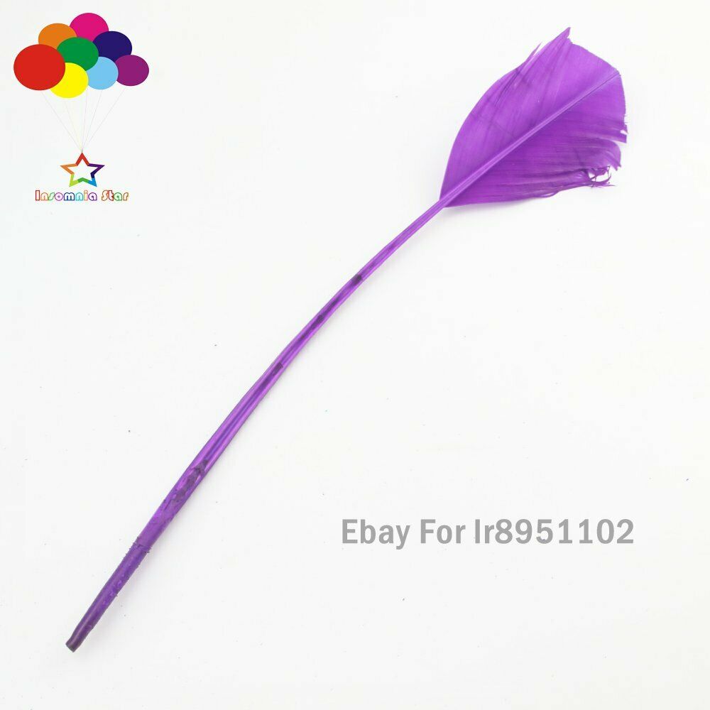 Dark purple 100 pcs 28-35cm turkey wing feathers 11-14inch Plume making Carnival