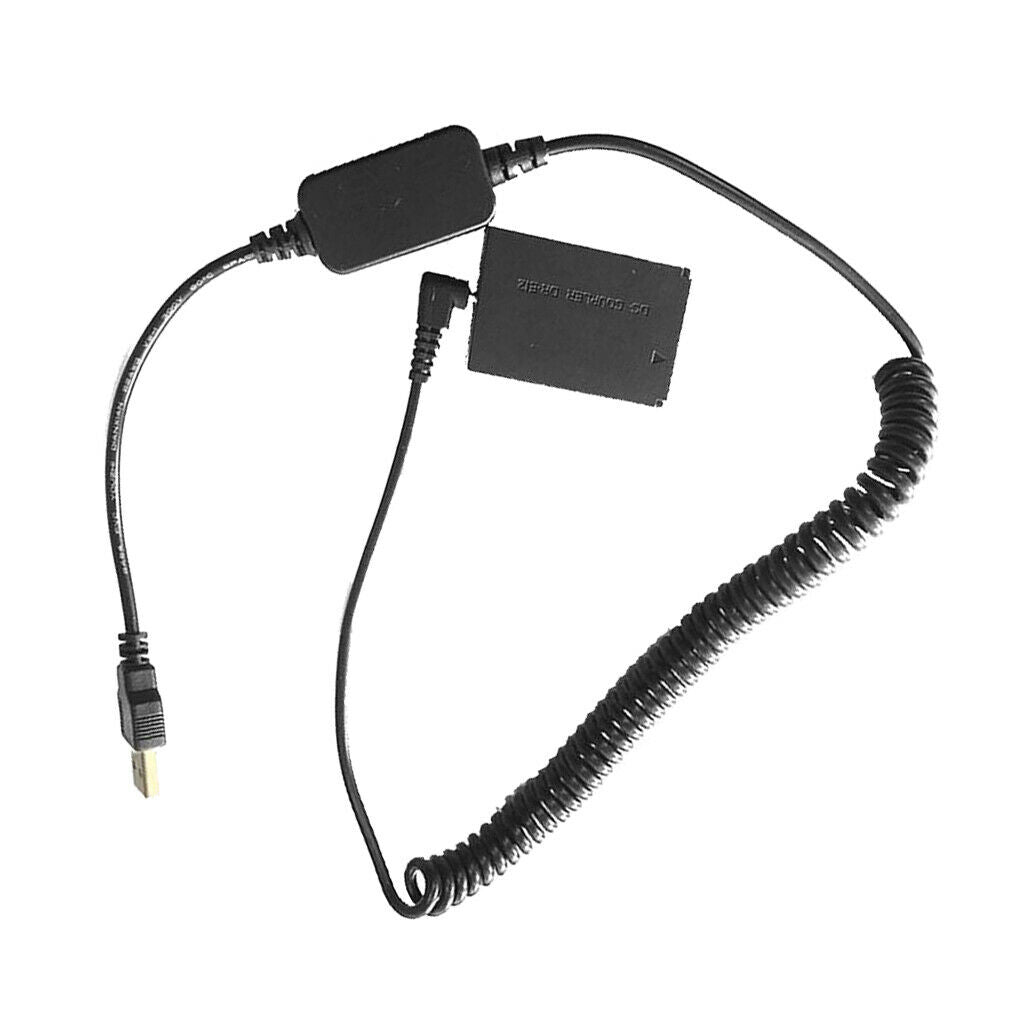 LP-E12 dummy battery DR-E12 DC coupler with D-tap cable for Canon EOS M M2 M10