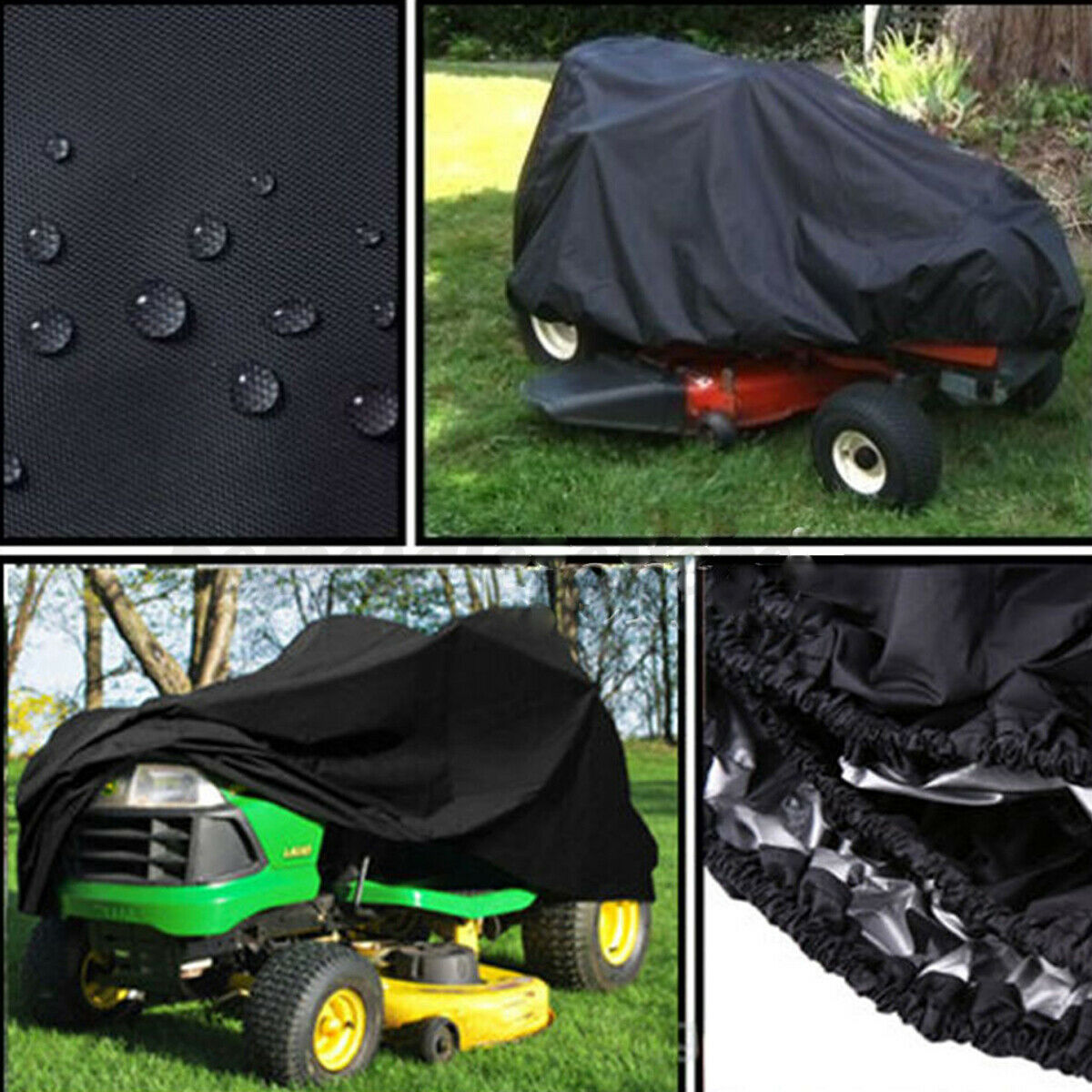 96.5'' Waterproof Lawn Mower Tractor Cover Garden Outside Riding UV Protector