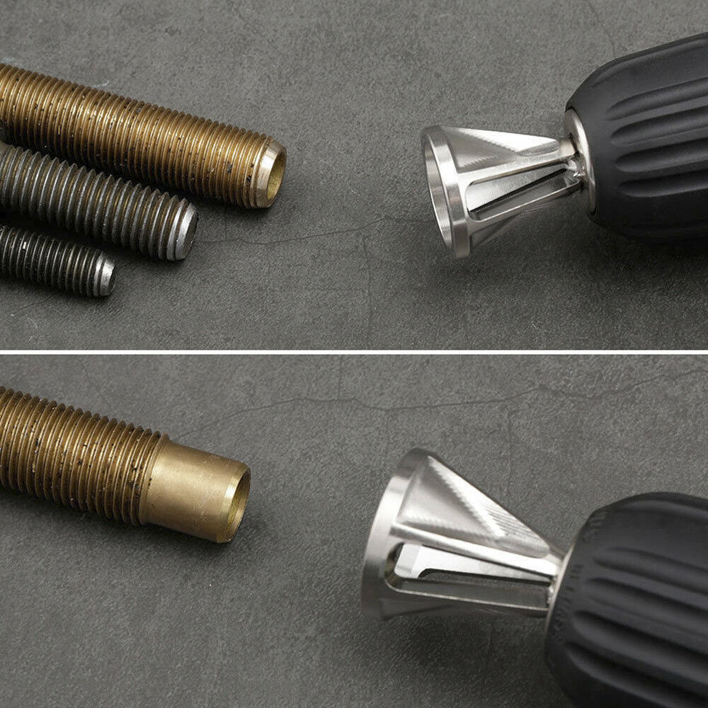 1x Stainless Deburring Repair Damaged Quickly Bolt Thread Remove Drill Bit New