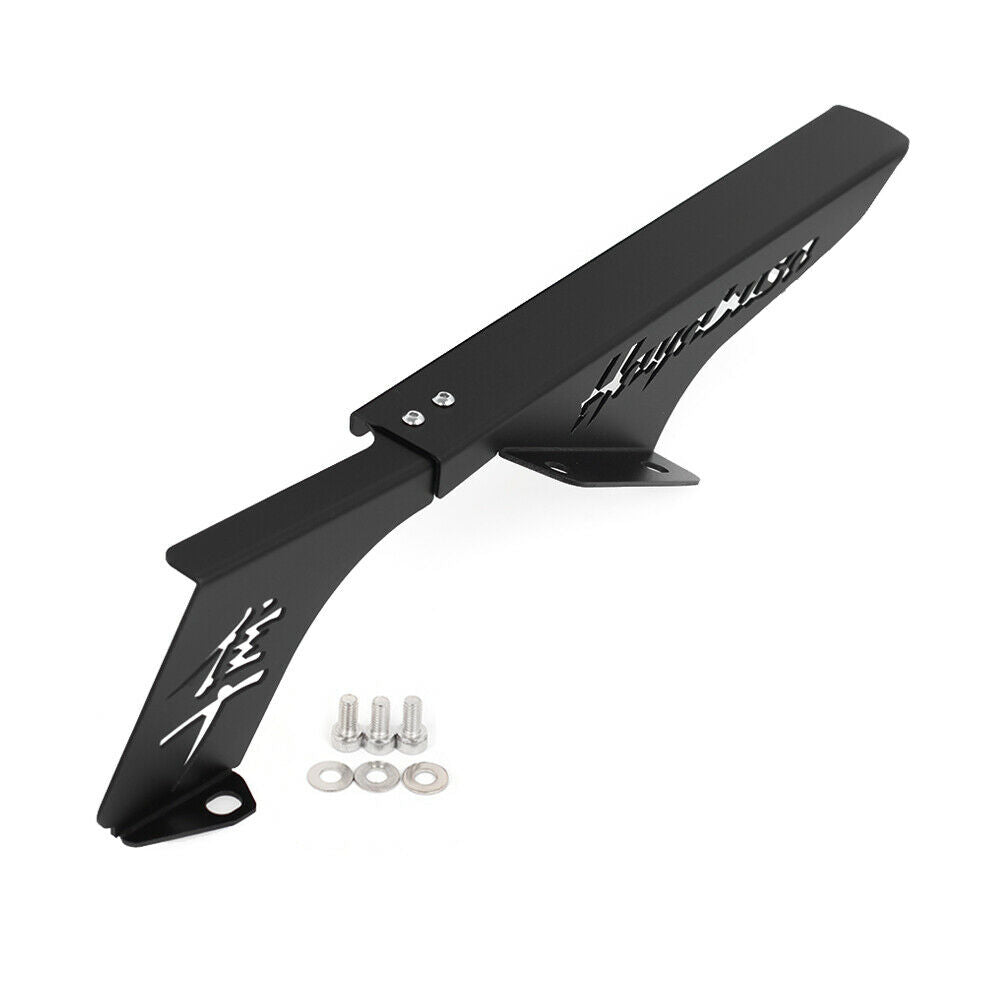 Black Stainless Steel Chain Guard For Suzuki Hayabusa GSX1300R 1999-2020