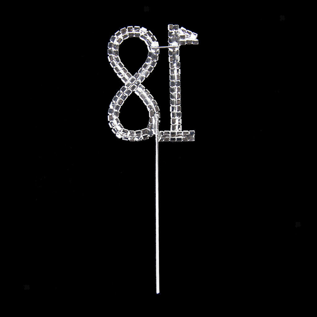Rhinestone Princess Crown Headband Tiara & 18th Birthday Party Cake Topper