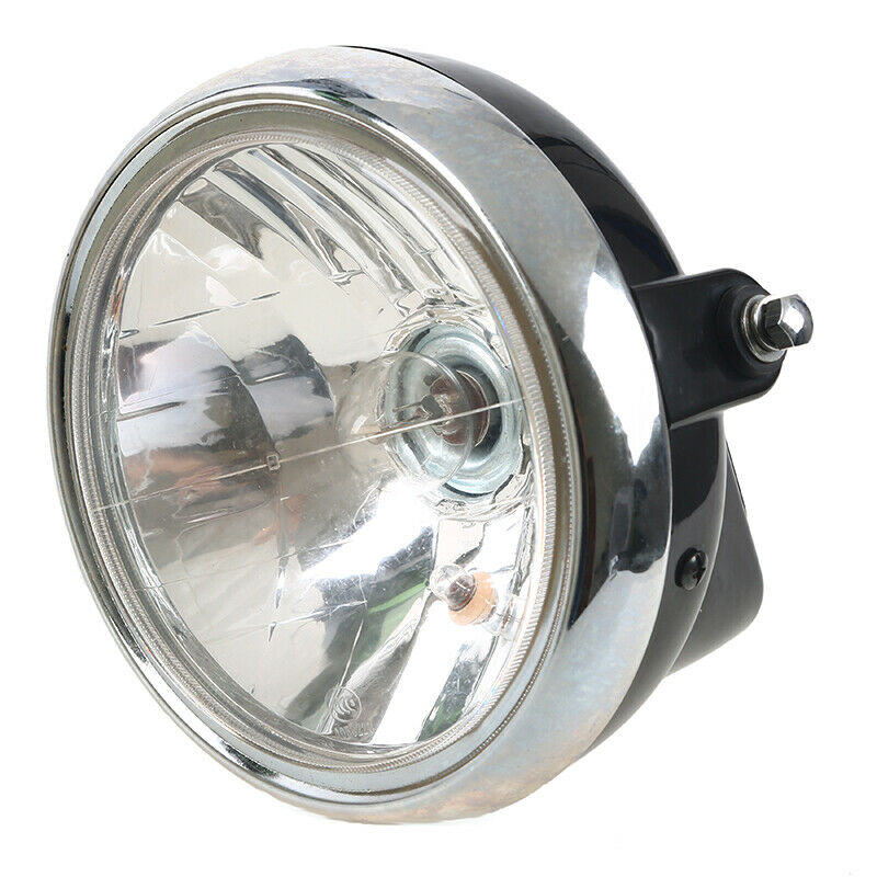 7" Motorcycle Headlight Head Lamp Amber Special for Suzuki EN 125  Black