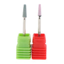 2Pcs Ceramics Manicure Tools Grinding Head Cuticle Clean Nail File Drill Bit