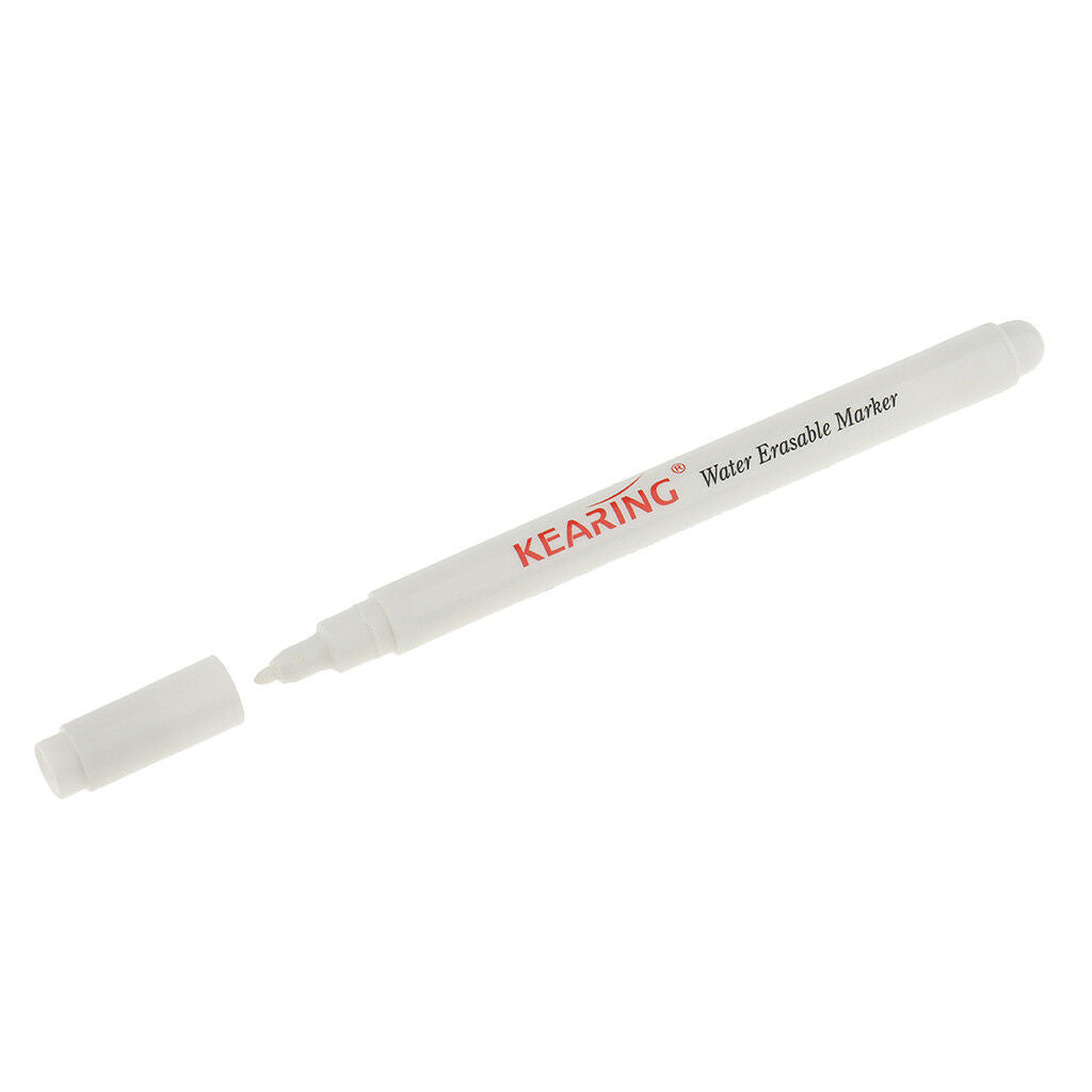 1mm White Water Soluble Pens Erasable Cross Stitch Fabric Marker Pen DIY