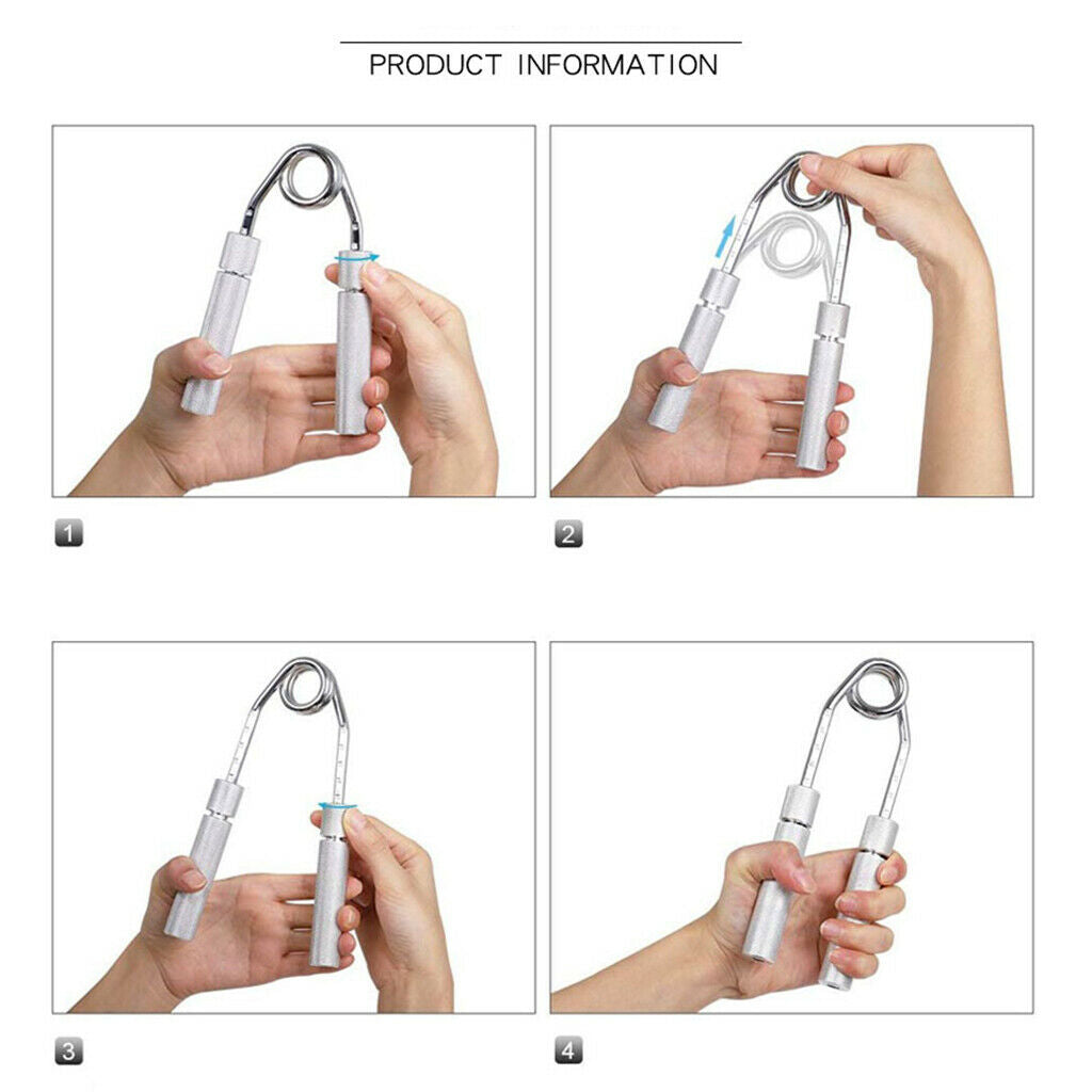 Hand Grip Gripper Forearm Strengthener Finger Strength Training Exercise Gym