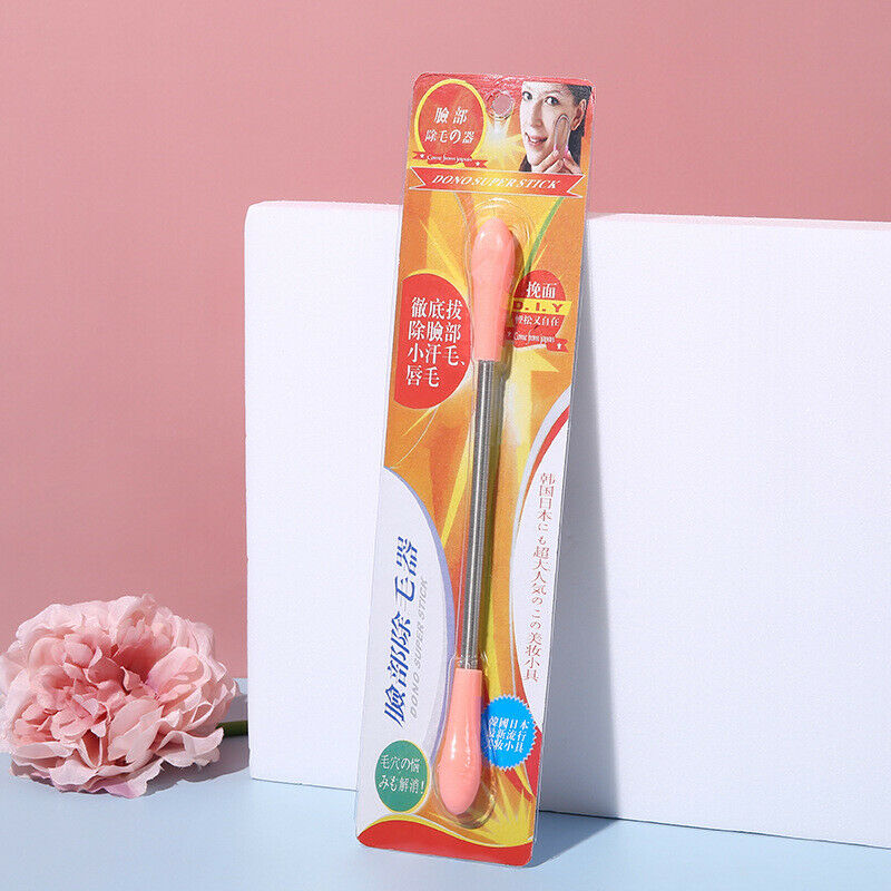Pro Epilator Stick Smooth Spring Facial Threading Tool Hair Removal Cleaning KX