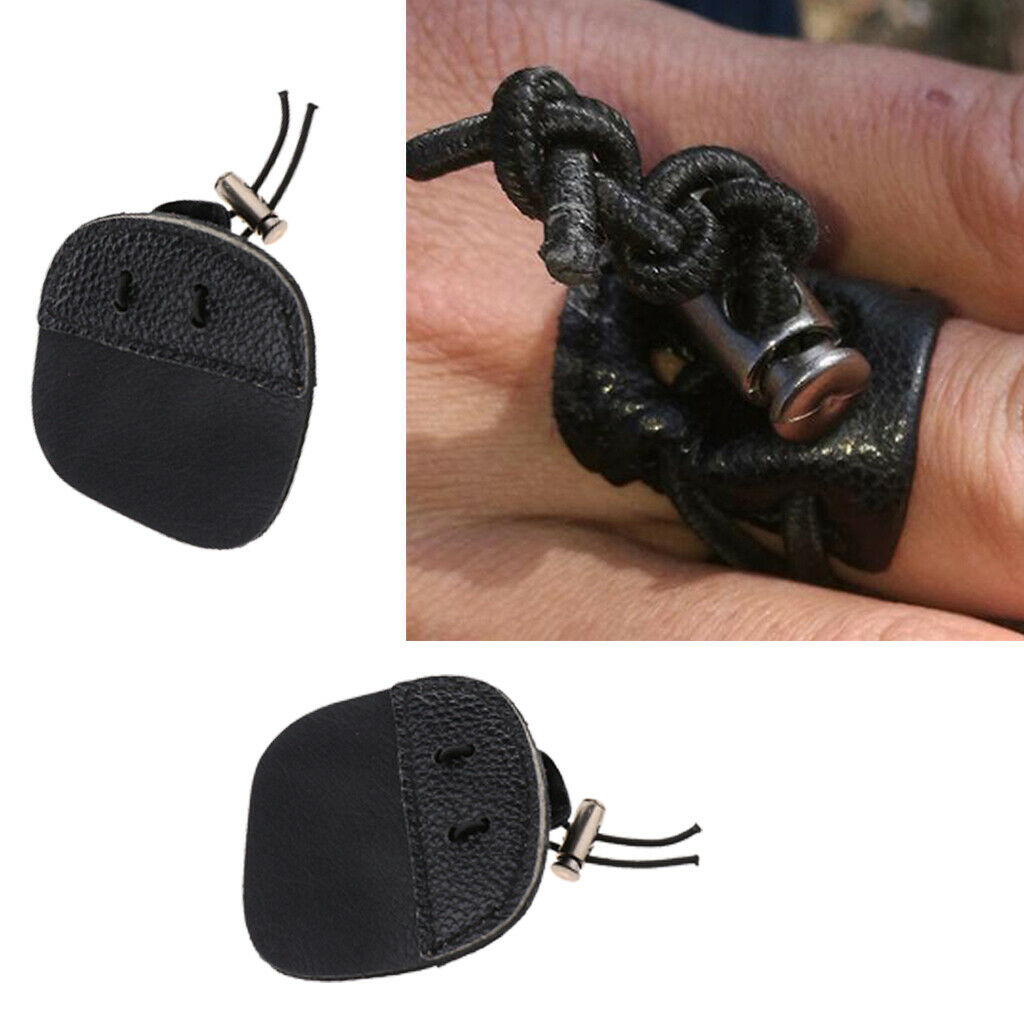 Set of 2 Outdoor Archery Finger Tabs 3 Under Tab Finger Saver Protect Guard