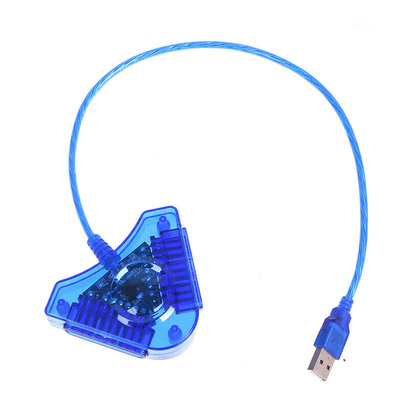 1Pc Game USB Dual Player Converter Adapter Cable For PS2 USB Game Control.l8