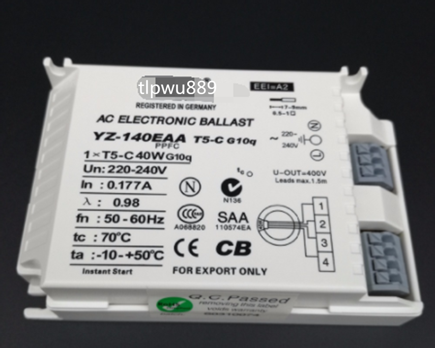 1pcs For ballast YZ-140EAA FC /T5-C 40W ring 40W lamp tube ballast t1