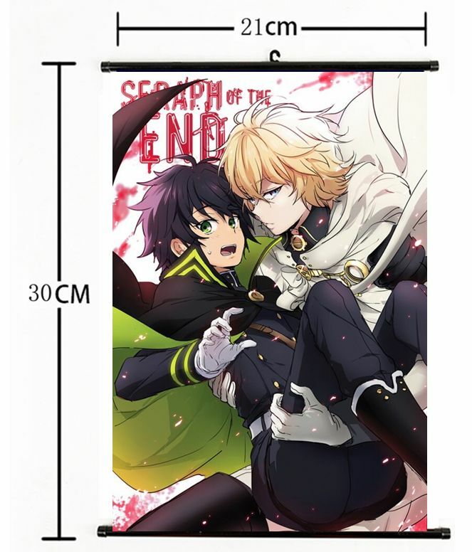 Hot Japan Anime Seraph of the end Wall Poster Scroll Home Decor 615