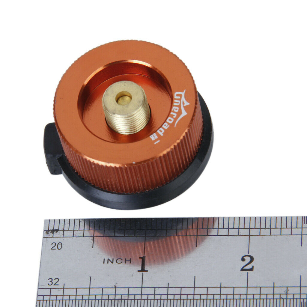 Gas Bottle Adaptor Transfer Nozzle Connector for BBQ Camping Stove Burner