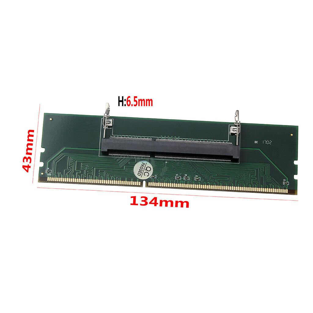 DDR3 Laptop SO-DIMM to Desktop DIMM Memory RAM Connector DDR3 Best Adapter