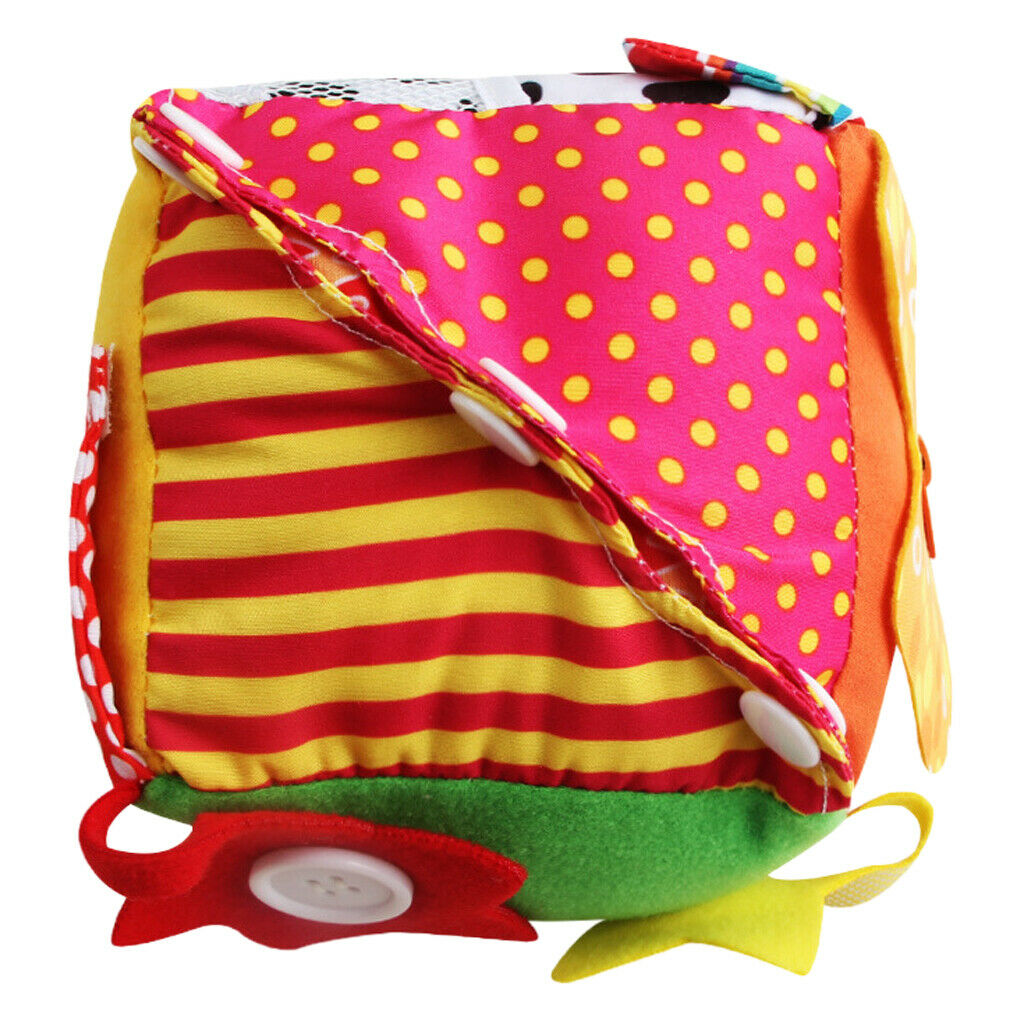 Touch and Feel Cloth Book & Cloth  , Learn Zip Snap Butto Buckle Lace Tie