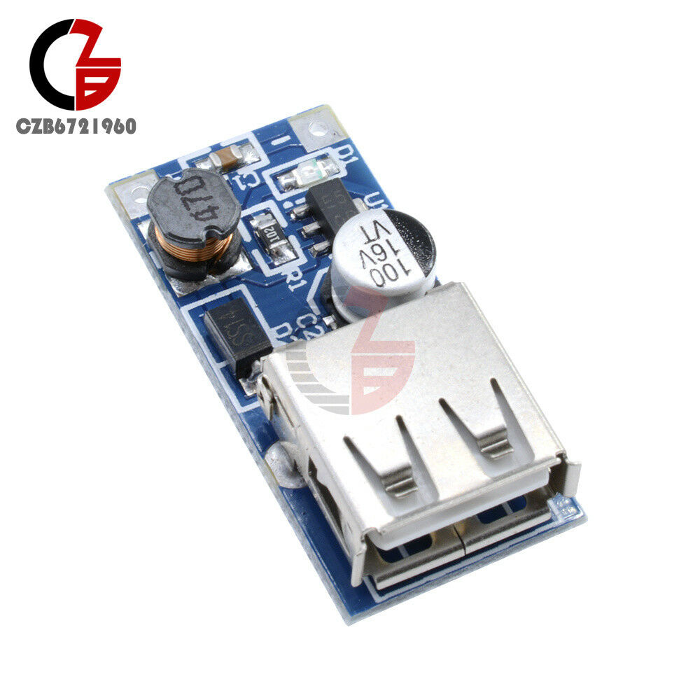 2pcs 0.9V-5V to 5V DC-DC Booster Module USB Mobile Step-up Power Supply Module c