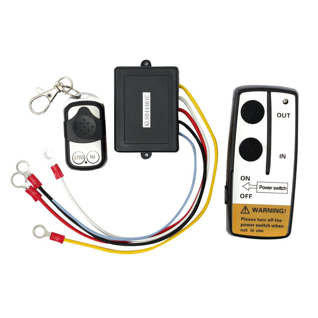 12V 50ft Wireless Remote Control Kit Towing Products Winches Compatible with