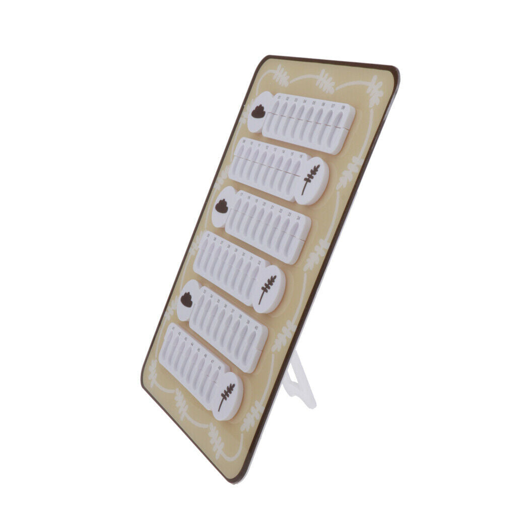 Magnetic UV Gel Polish Card 48 Colors Nail Art Colors Display Board Chart 05