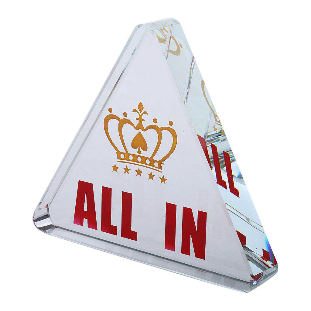Acrylic All-in Poker Dealer Chip Card Protector Bounty Tournament Coin Gifts