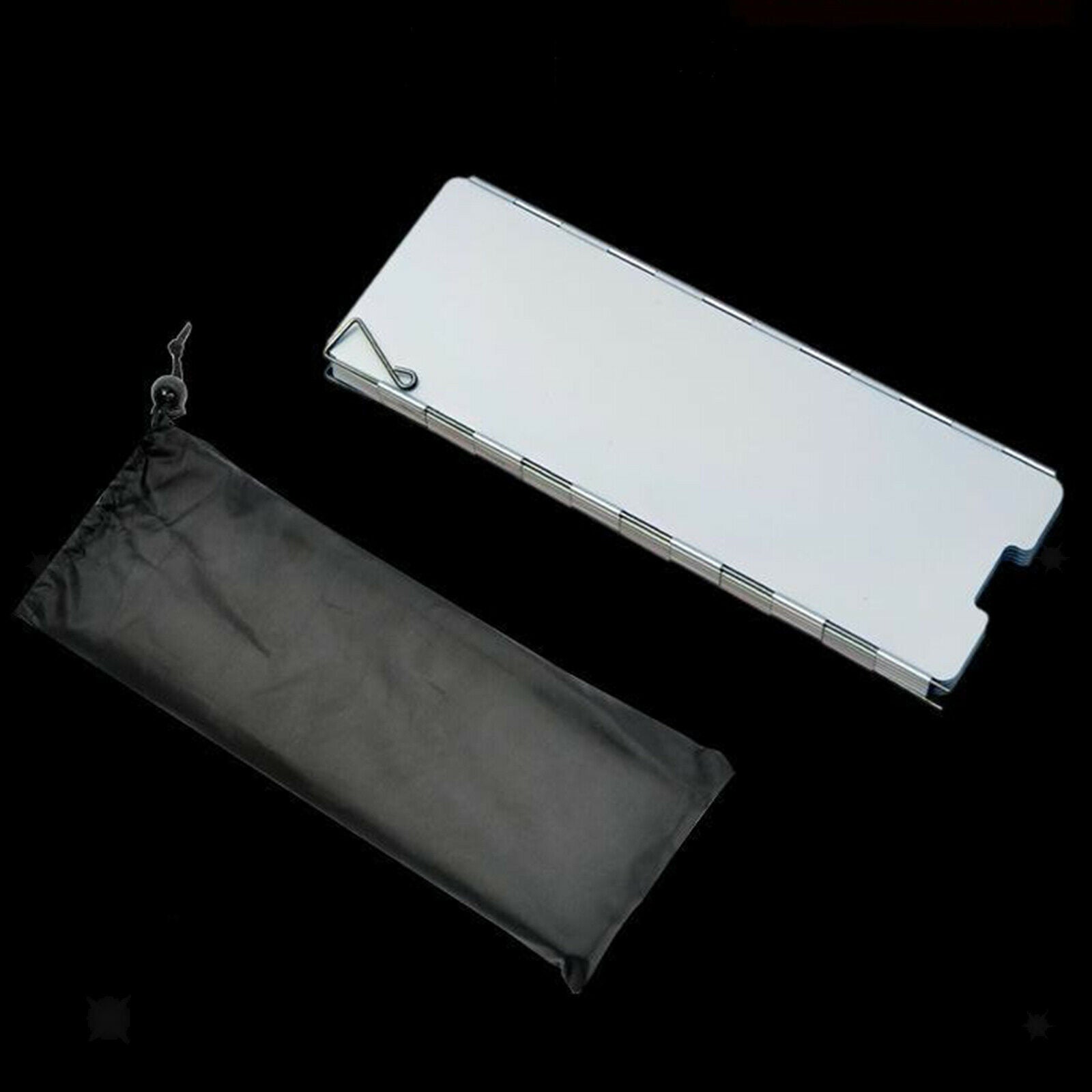 Folding Outdoor Stove Windscreen 10 Plates Aluminum Picnic Stove Windshield
