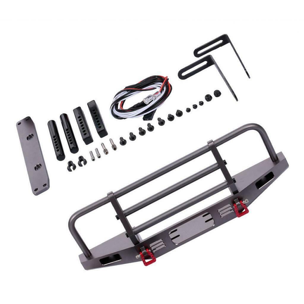 RC Car Metal Front Bumper Rock Crawler Car Accessory for TRX4 Axial Scx10