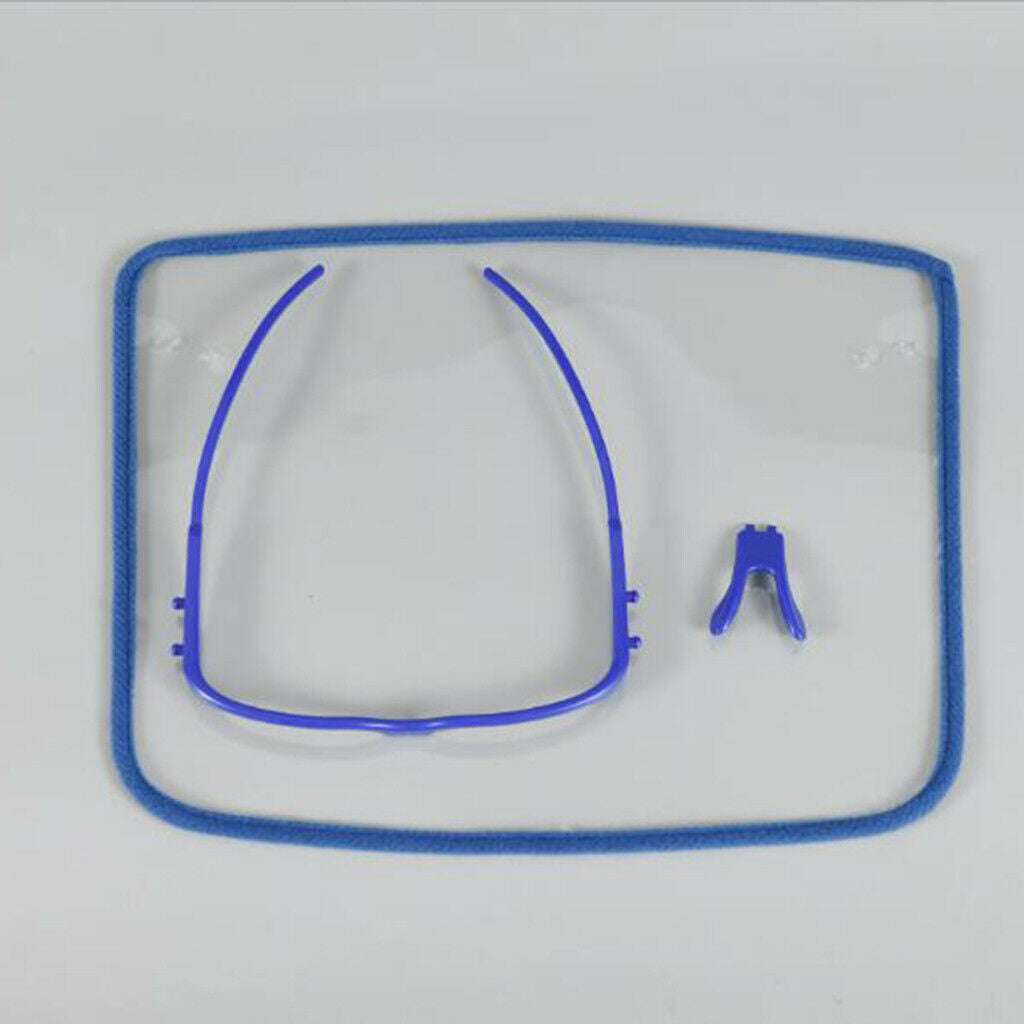 6Pcs Clear Safety Full Face Shield Guard Goggles Visor All-Round Dustproof